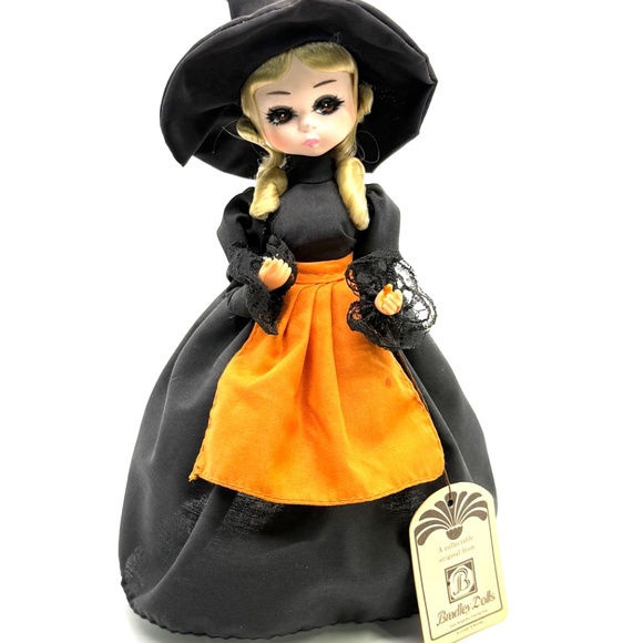 Vintage Bradley Doll October Halloween Witch Los Angeles Calif with Original Tag - Picture 3 of 10